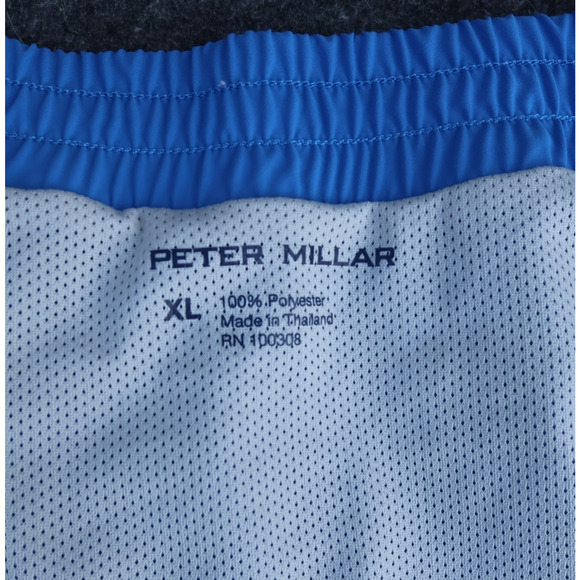 Peter Millar Meridian Running Shorts Splash Blue 3 Pockets Lined Size XL Gymcore - Picture 8 of 11